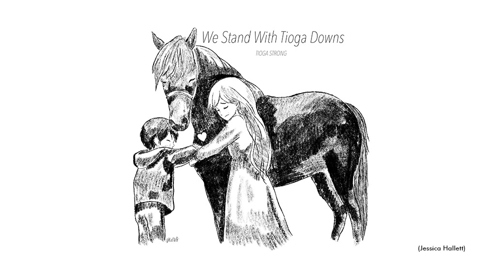 "Tioga Strong" artwork by Jessica Hallett