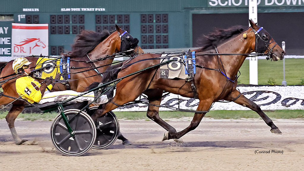 Grace Hill winning at Scioto Downs