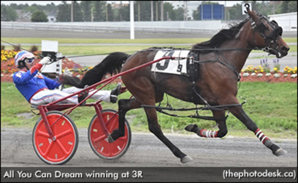 7-24-18 All You Can Dream and driver Sylvain Filion win in 1.56 in first pari-mutuel start (thephotodesk.ca photo).jpg