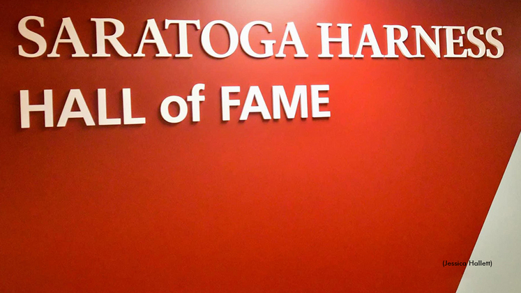 Saratoga Harness Hall of Fame signage