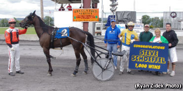 Schoeffel Nabs 1,000th Win