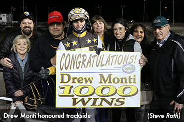 Monti Scores 1,000th Career Win