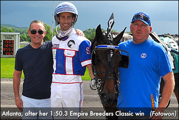 Atlanta Leads Sire Stakes To Tioga