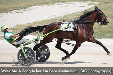 Write Me A Song Romps In Kin Elim - McNair Wins 6