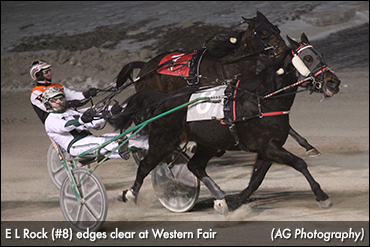 E L Rock Upsets, Five For Harris