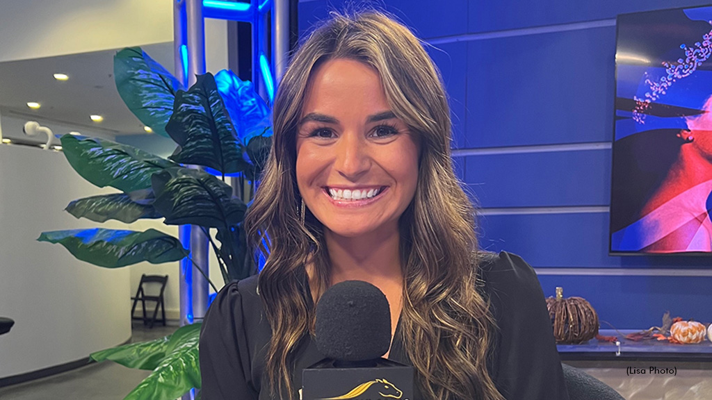 Otten Takes A Seat On Set At The Meadowlands