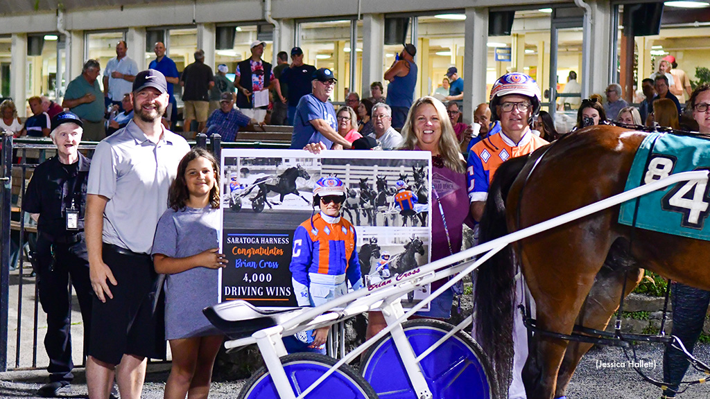 Cross Notches 4,000th Driving Win