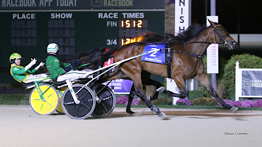 Bond Bests Stablemate In Breeders Crown Showdown