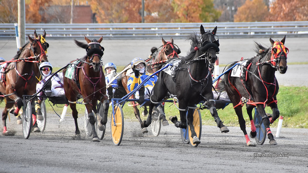 A Shepherd And Pilon Party In The Winner's Circle
