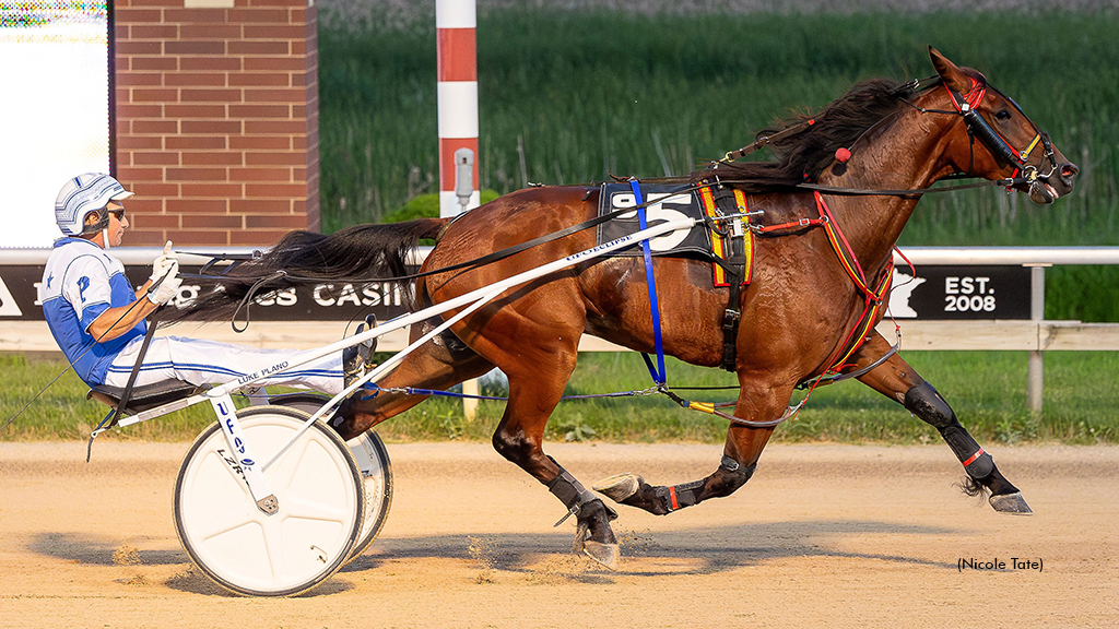 Domovoy Smashes Running Aces Trot Record