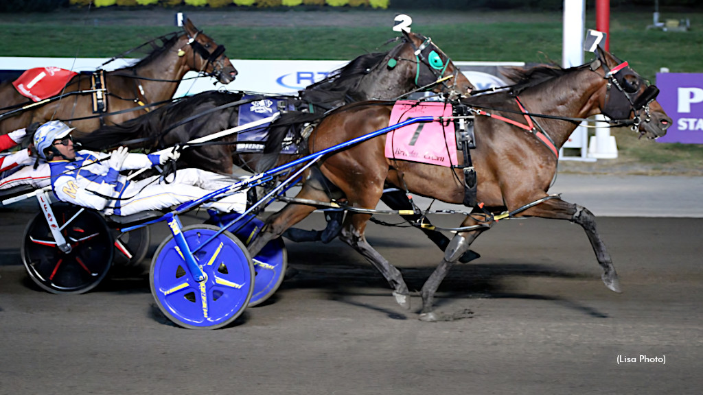 Coach Stefanos From Last To First In Breeders Crown Thriller