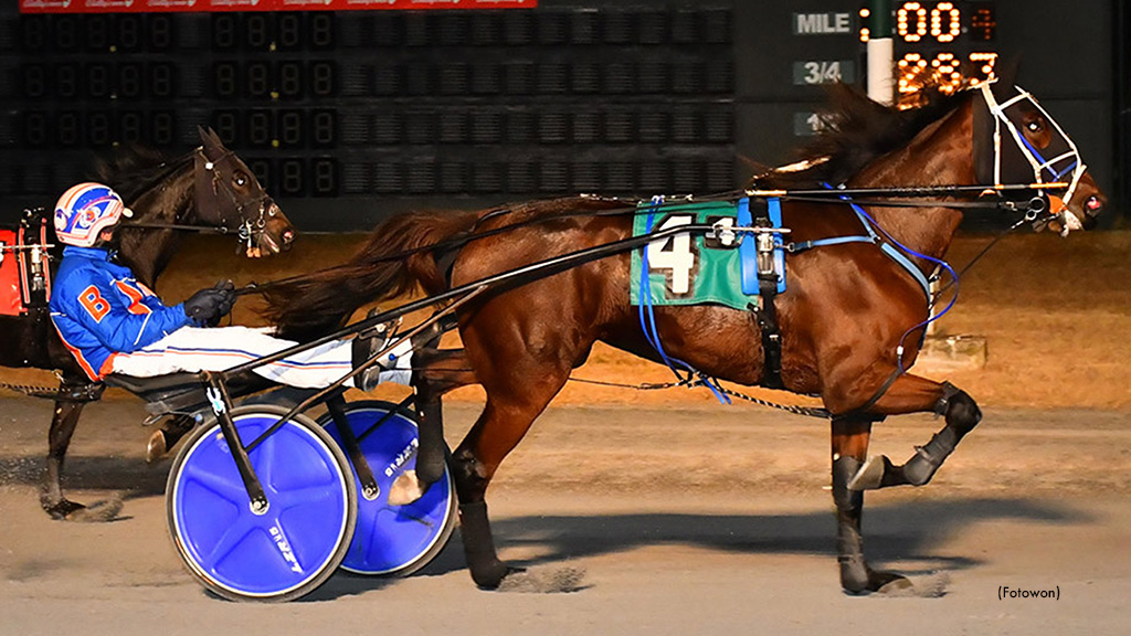 Lady Burg Presses, Prevails In DSBF Trot Final