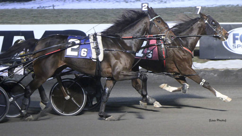 Sevenshadesofgrey winning at Meadowlands Racetrack