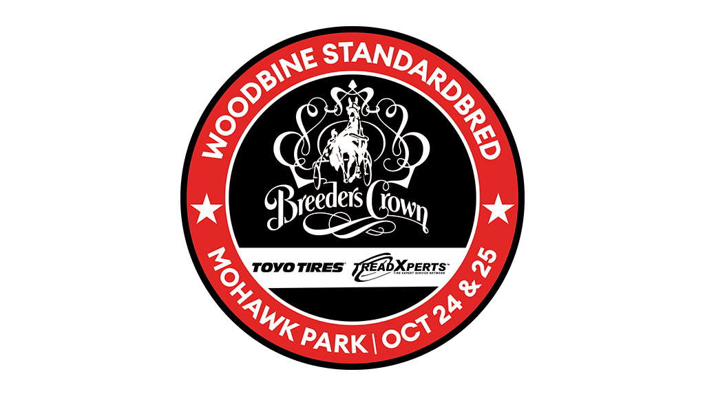 2025 Breeders Crown logo with presenting sponsors