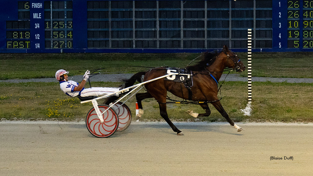 Like A Glove winning at Truro Raceway