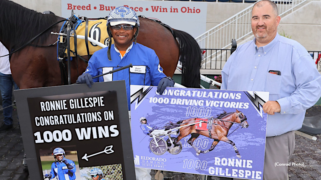 Gillespie Records 1,000th Career Driving Win At Scioto