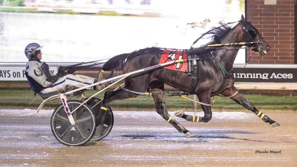 Swinging On Over Romps In The Rain At Aces