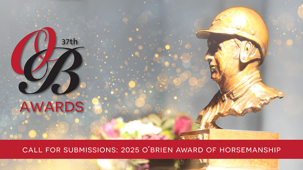 Call For O’Brien Award Of Horsemanship Nominations