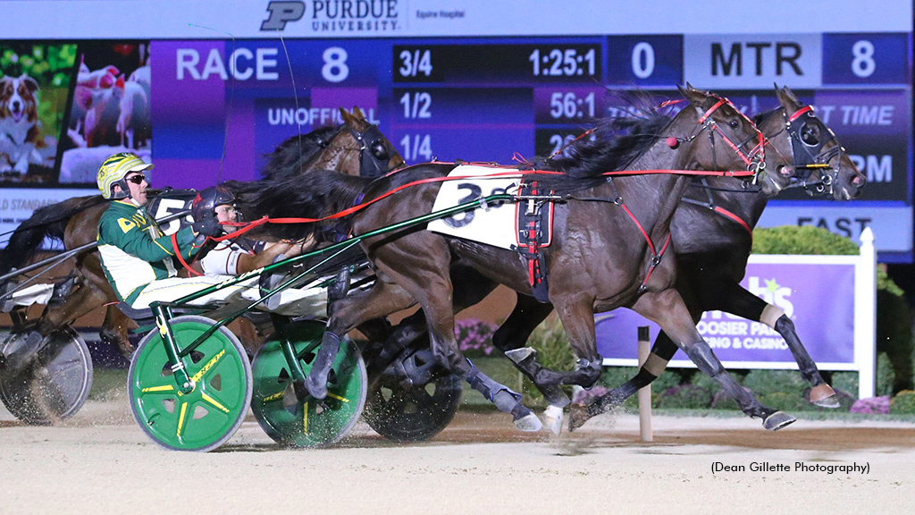 De Long Triples, Graber Doubles In Indiana Sire Stakes