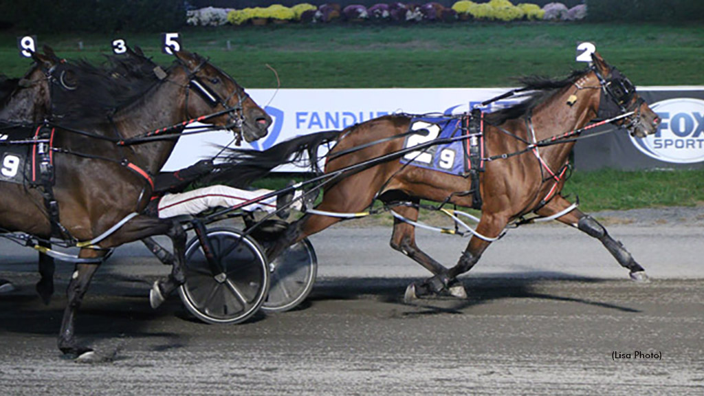 Elektra A winning at Meadowlands Racetrack