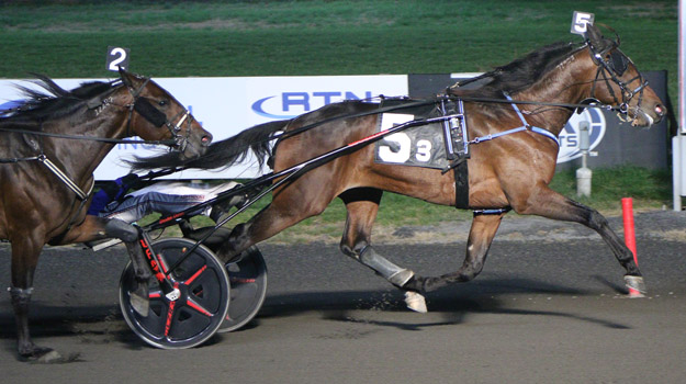 Lindy Living winning at Meadowlands Racetrack