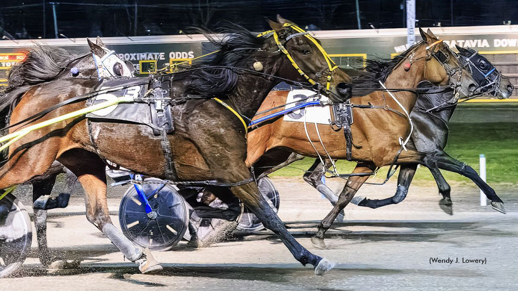 Rough Tuff Tested winning at Batavia Downs