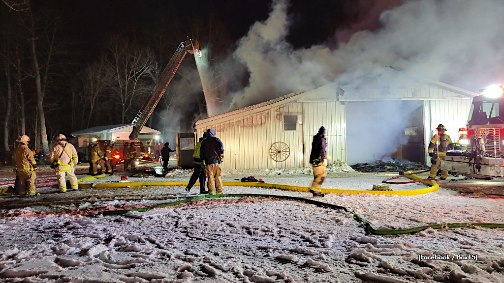 Fire at Woodland Run Equine Vet Clinic