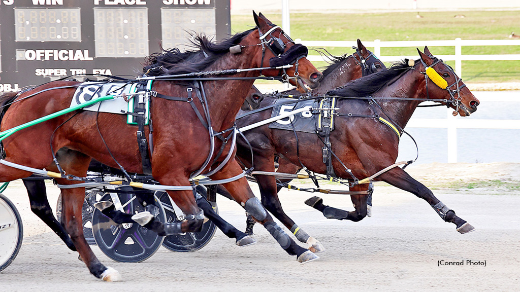 Racing Rebel winning at Miami Valley Raceway