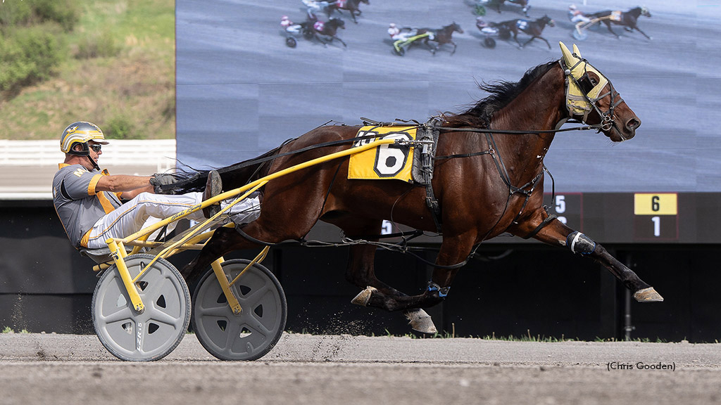Rip Tide winning on April 15 at The Meadows