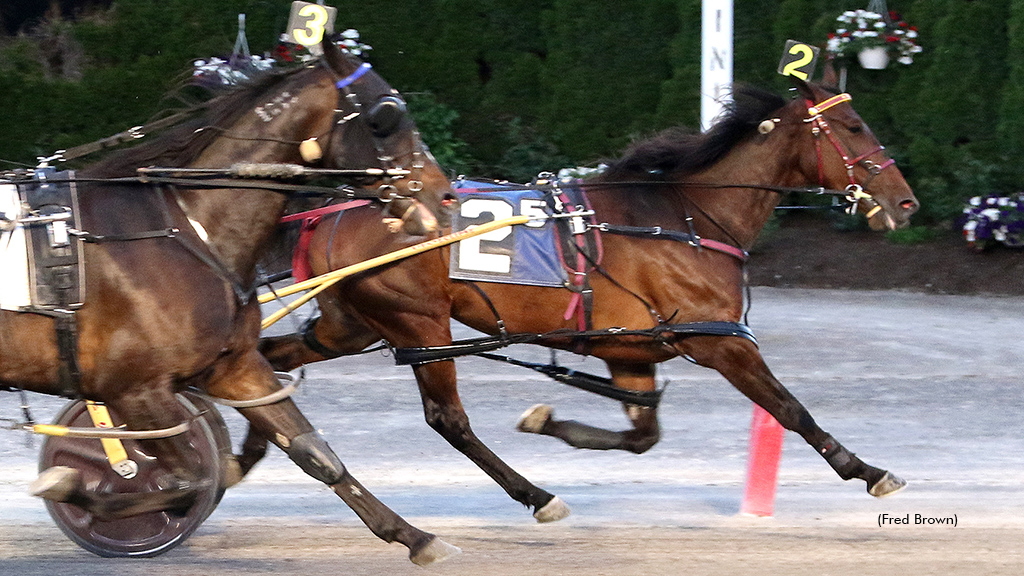 Sweet Hayley Jane winning at Tioga Downs