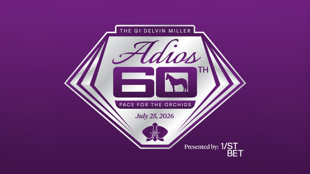 Logo for the 60th Delvin Miller Adios