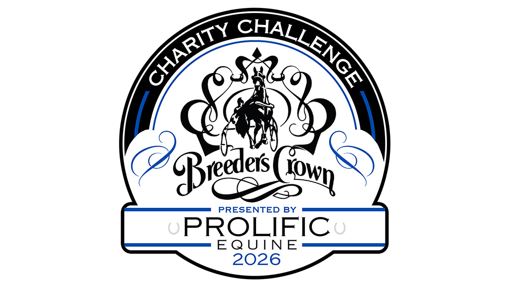 A logo of the Breeders Crown Charity Challenge