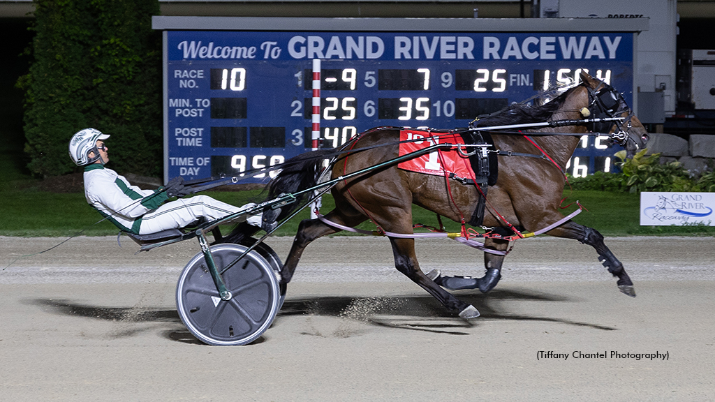 Smiles For Miles winning at Grand River Raceway