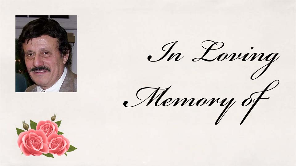 In loving memory of John Manzi