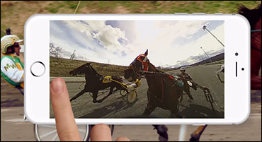 Watching Harness Racing In 360° 