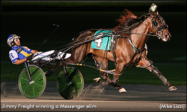 Jimmy Freight Posts Track Record In Messenger Elim
