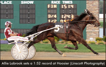Allie Labrook Lowers Track Record