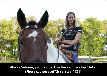 Paralyzed Jockey Back In The Saddle