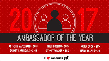 2017 Ambassador Deadline Today