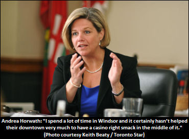 Horwath Pushing For Casino Referendums?