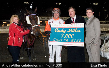 Andy Miller Hits 7,000 Career Wins
