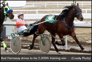 Hennessy Hits 2,000 Training Wins