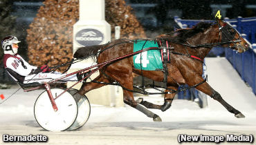 Bernadette Completes Hat Trick