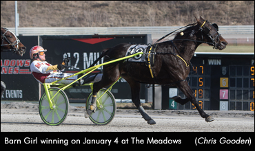 Barn Girl Dominates Meadows Distaffers