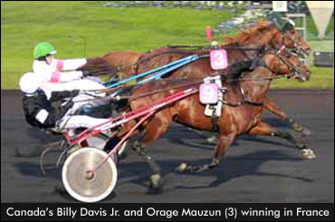 Davis Celebrates Victory In France