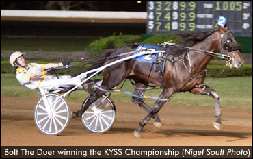'Bolt' Streaks To Record KYSS Championship Win