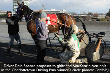 He Won; She Said Yes