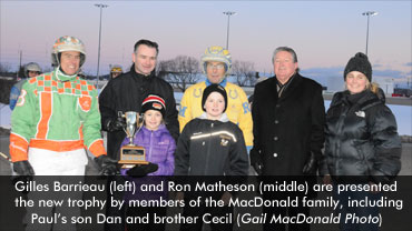 Barrieau And Matheson Dead-Heat