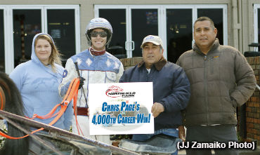 Page Notches 4,000th Win