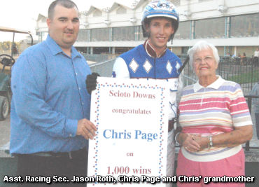 Chris Page Notches 1,000th Win